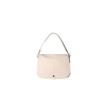 Geanta crossbody de piele cu clapa