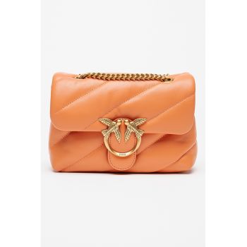 Geanta crossbody de piele Love Mini Puff