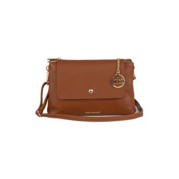Geanta crossbody din piele cu bareta detasabila
