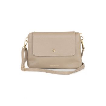 Geanta crossbody din piele cu bareta detasabila