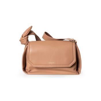 Geanta dama  34x16x19cm - cu clapa magnetica - interior cu logo - culoare neagra - dimensiune unica