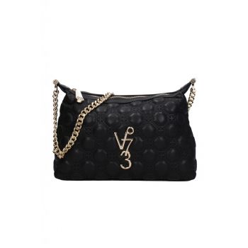Geanta dama Crossbody  Eva F79448 Negru 24 x 17 x 8.5 cm