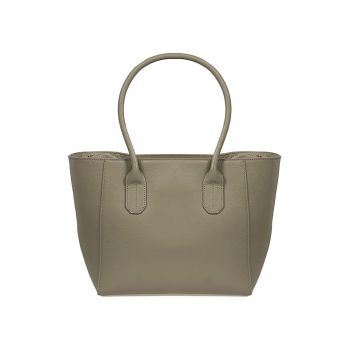 Geanta dama  piele naturala - verde - One Size