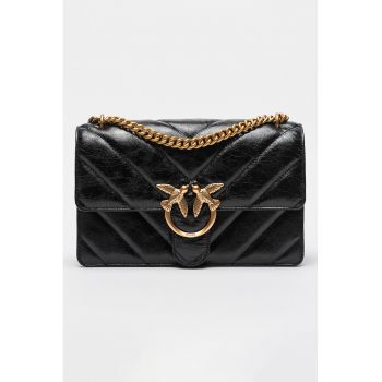 Geanta de piele cu bareta de umar Love One