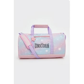 Geanta duffle cu imprimeu stele
