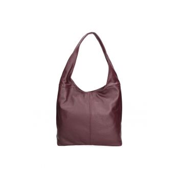 Geanta hobo de piele