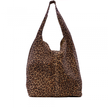 Poșetă tip shopper femei Luca di Gioia animal print din piele întoarsă 144POSP3367VLEO