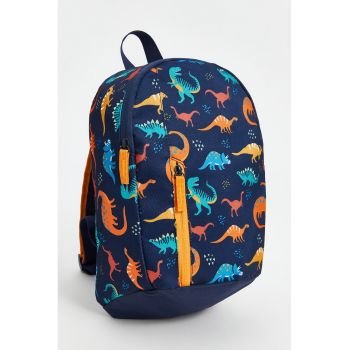 Rucsac din material textil cu imprimeu cu dinozaur
