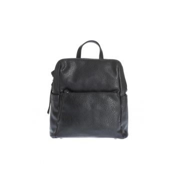 Rucsac negru din piele ecologica tip satchel