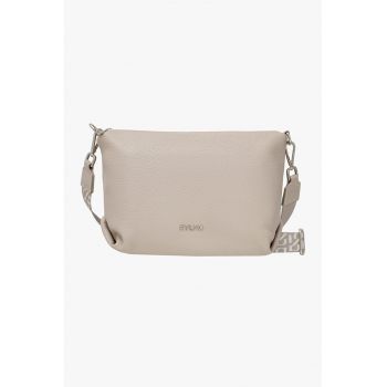 Rylko - Geanta crossbody de piele cu bareta logo