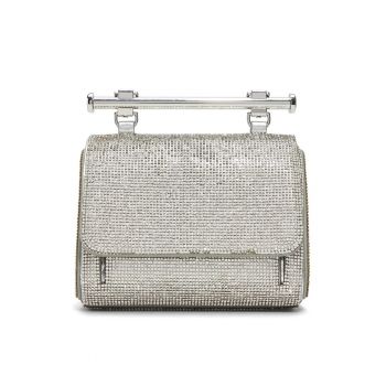Geanta crossbody cu aplicatii din strasuri Blingchic