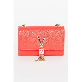 Geanta crossbody cu bareta din lant Divina