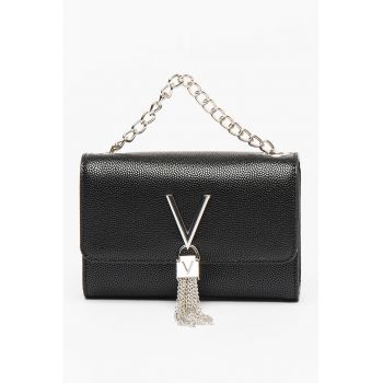 Geanta crossbody cu bareta din lant Divina