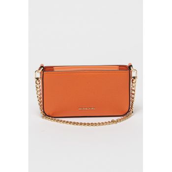 Geanta crossbody de piele cu maner detasabil de lant Bryant