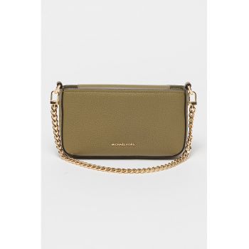 Geanta crossbody de piele cu maner detasabil de lant Bryant