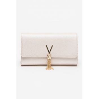 Geanta crossbody de piele ecologica cu bareta de lant Divina