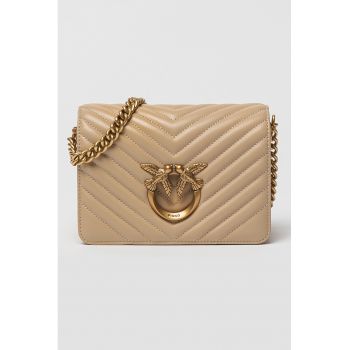 Geanta crossbody de piele Love Click