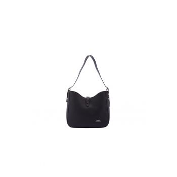 Geanta crossbody din piele ecologica cu aplicatie detasabila