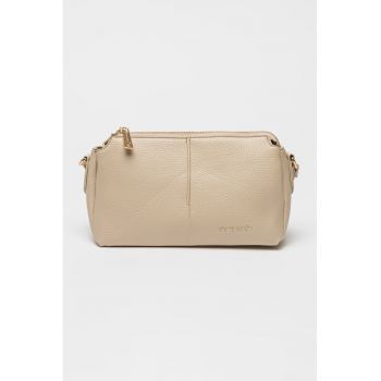 Geanta crossbody din piele ecologica cu aspect granulat