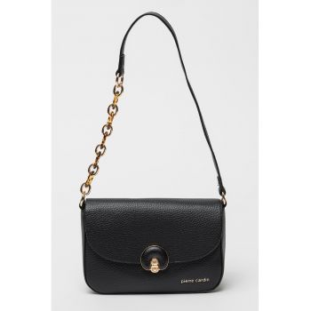 Geanta crossbody din piele ecologica cu clapa