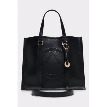 Geanta crossbody din piele ecologica cu etui detasabil