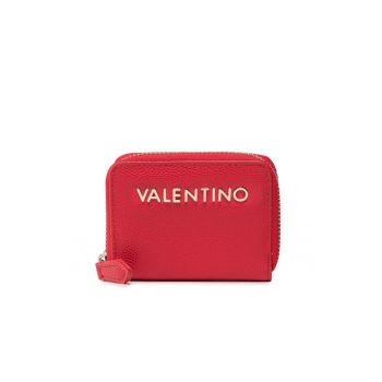 Portofel dama  Divina - rosu - material plastic