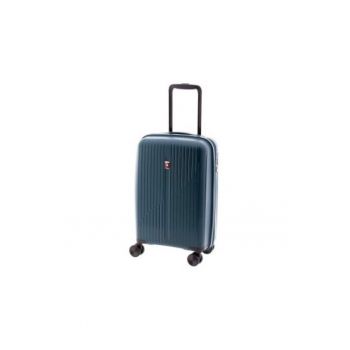 Troler cabina extensibil Gladiator Calypso - polipropilena - cifru TSA - 55 cm - turcoaz