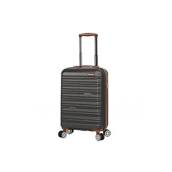 Troler cabina  SW33803 - ABS - cifru - 4 roti duble - 55 cm - antracit