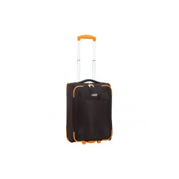 Troler de cabina  SW233 - 52x34.5x20 cm - bagaj de mana - poliester - 2 roti - maro