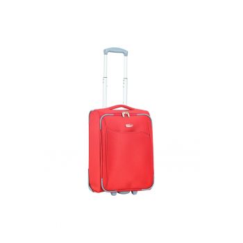 Troler de cabina  SW233 - 52x34.5x20 cm - bagaj de mana - poliester - 2 roti - rosu