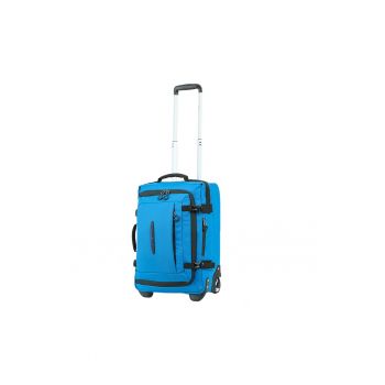 Troler de cabina  SW42503 - 52x36x22 cm - bagaj de mana - 36L - 2 roti - poliester impermeabil - albastru