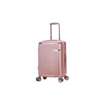 Troler de cabina  SW44303 - fermoar antifurt - 55 cm - policarbonat rezistent - 39L - cifru TSA - rose