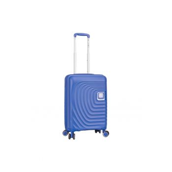 Troler de cabina  SW44403 - polipropilena - cifru TSA - 4 roti duble - 55 cm - albastru