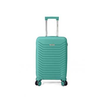 Troler mare -  BZ 5820 - 76x48x29 - bagaj de cala - polipropilena - cifru - 4 roti 360° - turcoaz