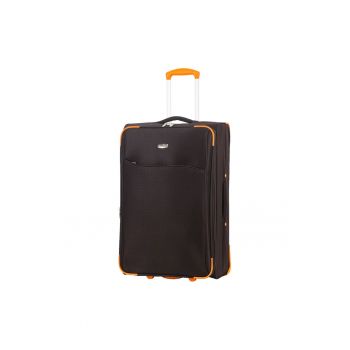Troler mare extensibil  SW233 - 72x44.5x25 cm - +30% capacitate - bagaj de cala - poliester - 2 roti - maro