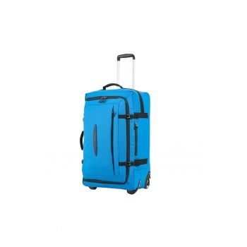 Troler mare  SW42503 - 72x40x30 cm - bagaj de cala - 78L - 2 roti - poliester impermeabil - albastru