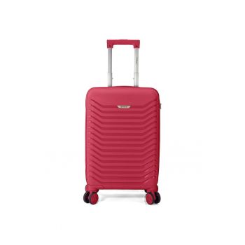 Troler mediu  BZ 5820 - 65x42x24 - bagaj de cala - polipropilena - cifru - 4 roti 360° - rosu