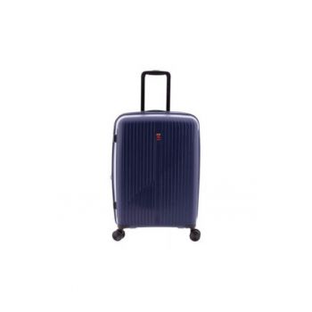 Troler mediu extensibil Gladiator Calypso - polipropilena - cifru TSA - 63 cm - bleumarin