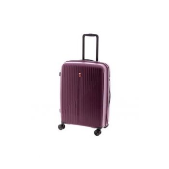 Troler mediu extensibil Gladiator Calypso - polipropilena - cifru TSA - 63 cm - grena