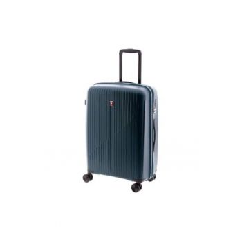 Troler mediu extensibil Gladiator Calypso - polipropilena - cifru TSA - 63 cm - turcoaz