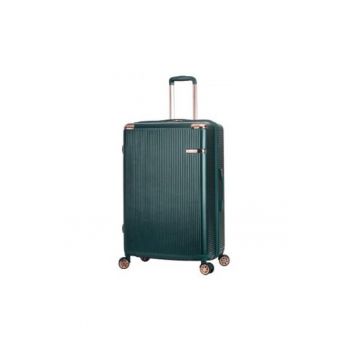 Troler mediu extensibil  SW44303 - fermoar antifurt - 67 cm - policarbonat rezistent - cifru TSA - verde inchis
