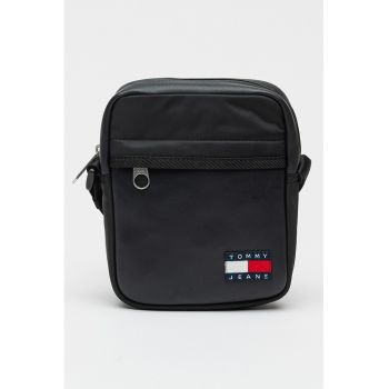 Geanta crossbody cu aplicatie logo de firma original