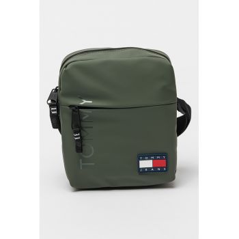 Geanta crossbody cu aplicatie logo de firma original