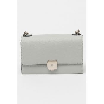 Geanta crossbody de piele ecologica cu bareta de lant