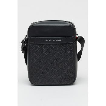 Geanta crossbody de piele ecologica cu logo