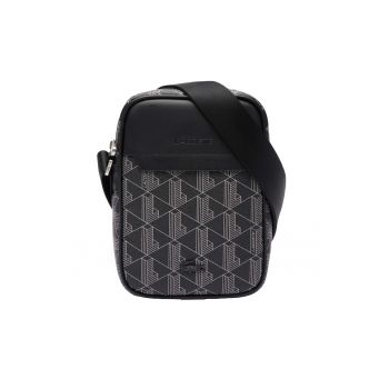 Geanta crossbody de piele ecologica cu logo