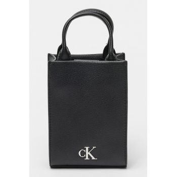 Geanta crossbody de piele ecologica cu logo