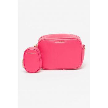 Geanta crossbody de piele ecologica Ines
