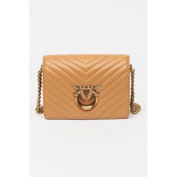 Geanta crossbody de piele Love Click
