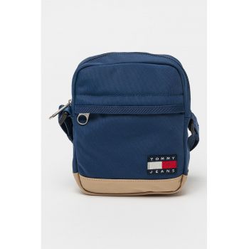Geanta crossbody din material textil cu logo